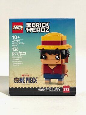 LEGO 40799 ONE PIECE BRICKHEADZ MONKEY D. LUFFY NIB New in Hand